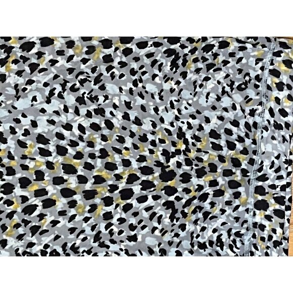 Logo Pants 4XP Animal Print Ankle Safari Neutral Preppy Boho Classic Active 80s - Picture 4 of 11